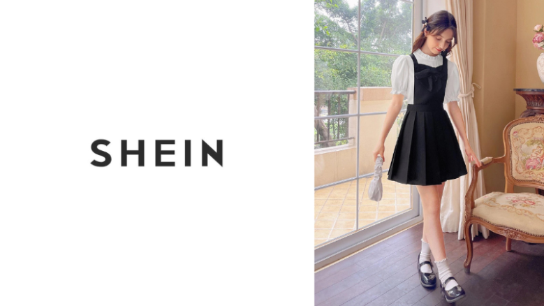 SHEIN　ロゴ＋コーデ